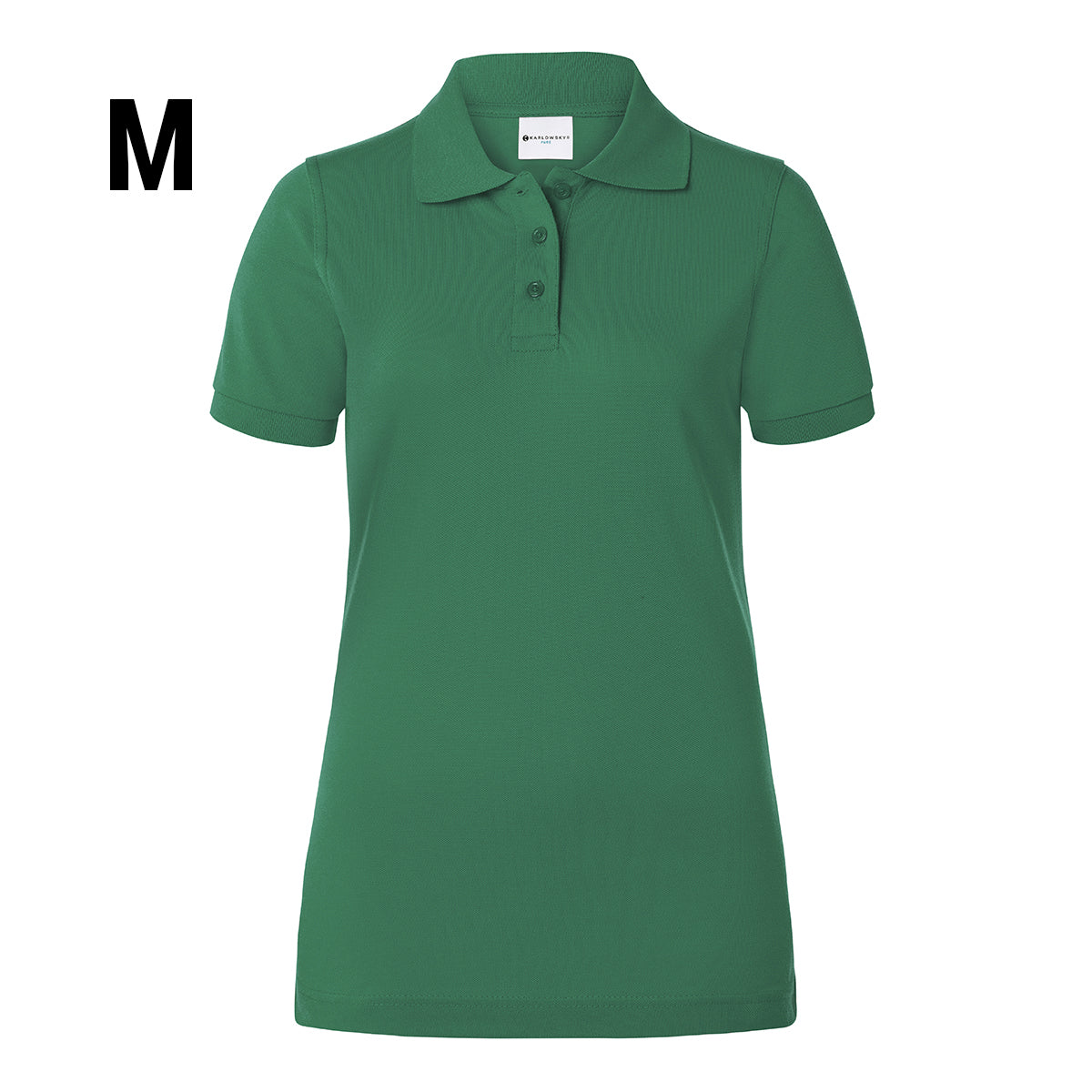 Karlowsky - Arbeidstøy Poloskjorte for kvinner Basic - Skoggrønn - Størrelse: M