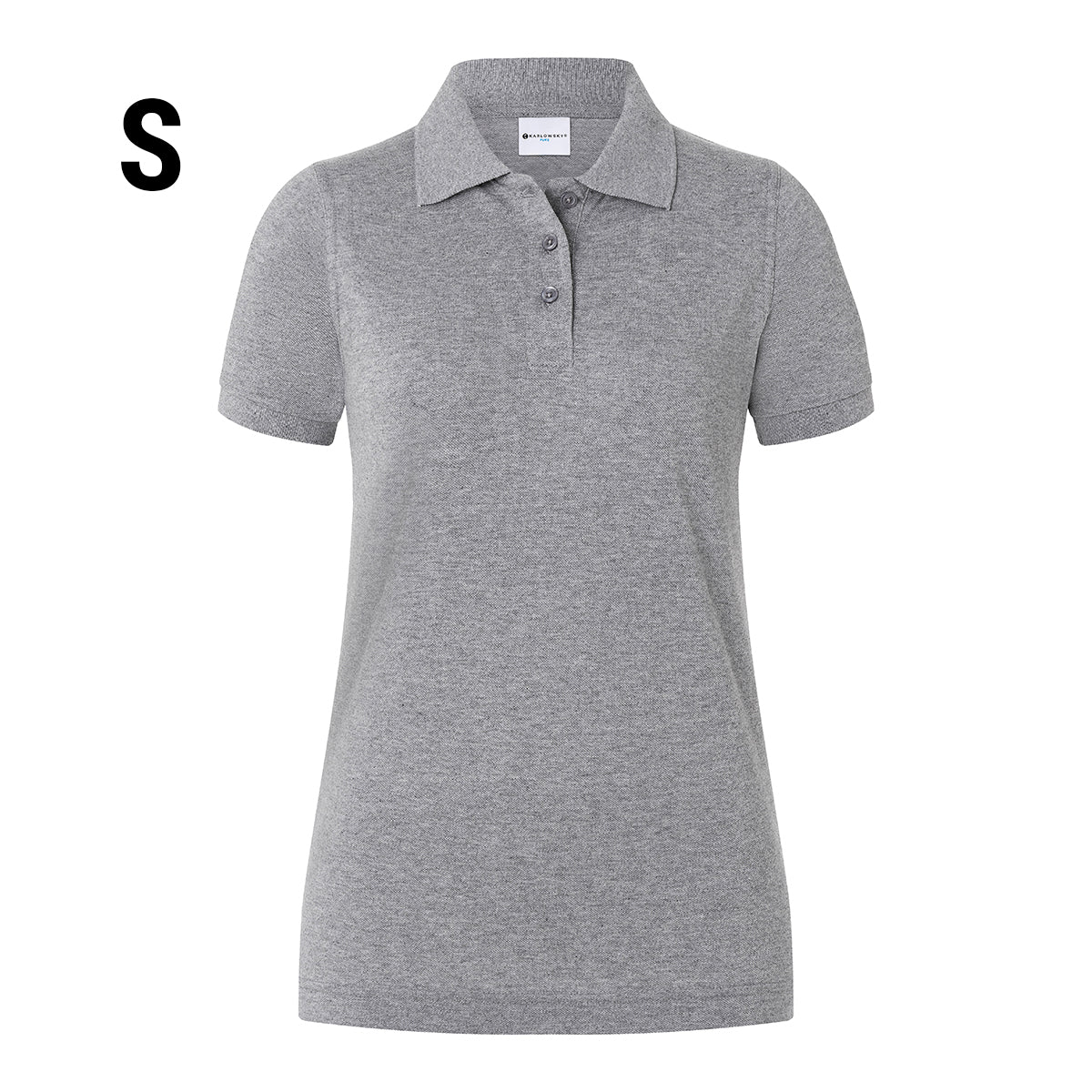 Karlowsky - Arbeidstøy Poloskjorte for kvinner Basic - Lys grå - Størrelse: S
