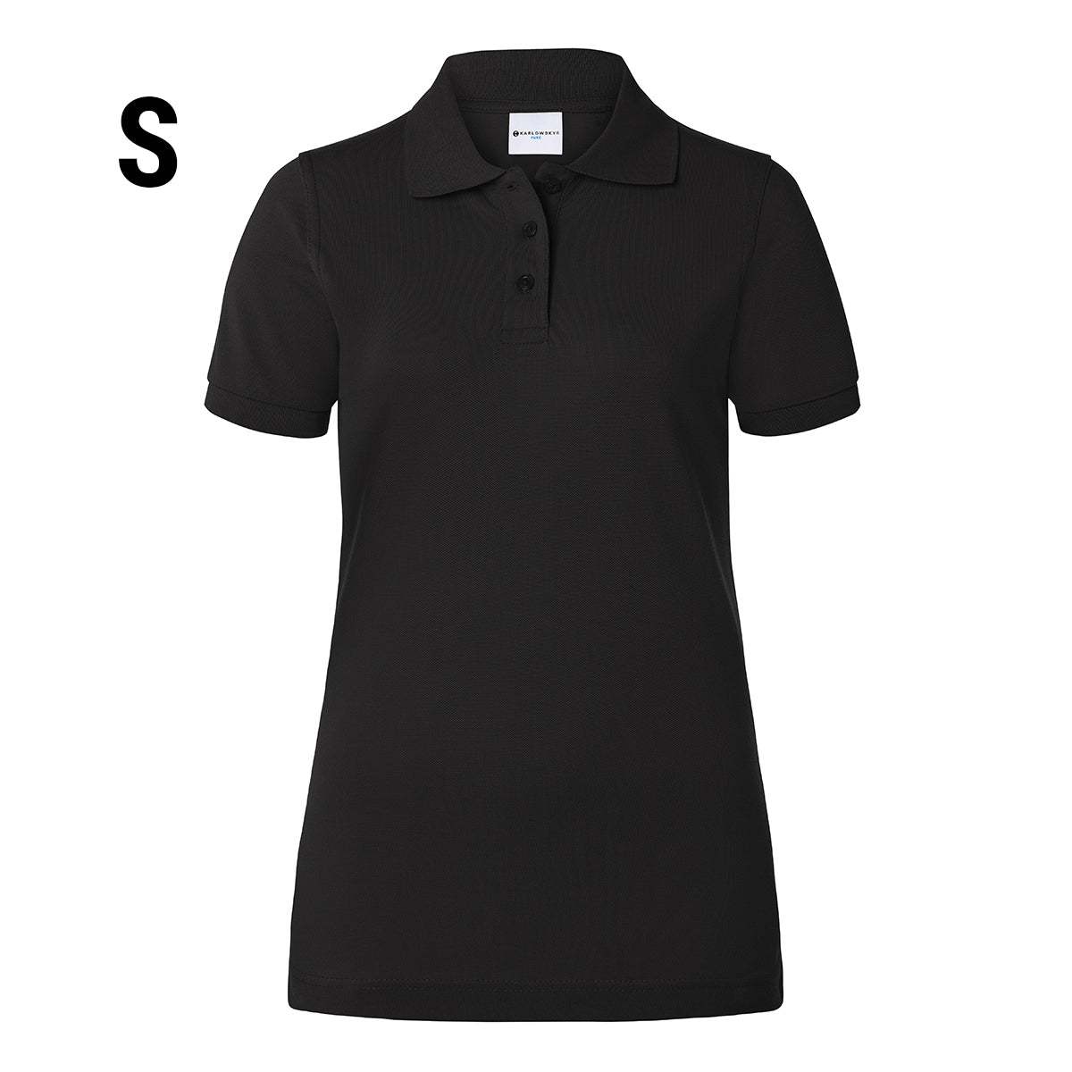 Karlowsky - Arbeidstøy Poloskjorte for kvinner Basic - Svart - Størrelse: S
