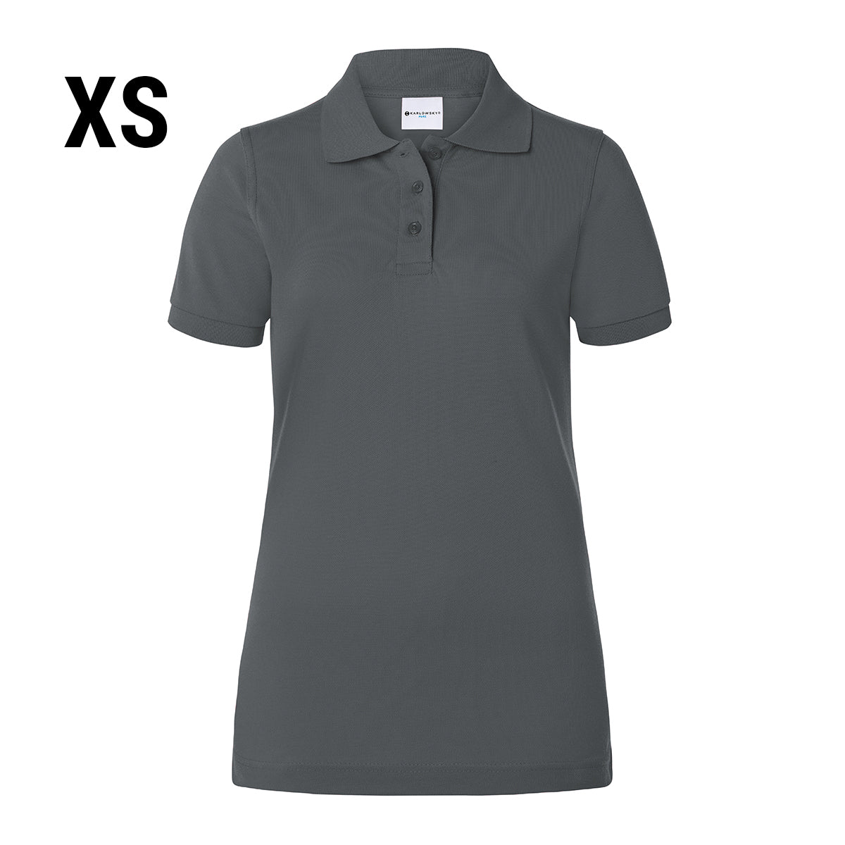 Karlowsky - Arbeidstøy Poloskjorte for kvinner Basic - Antrasitt - Størrelse: XS