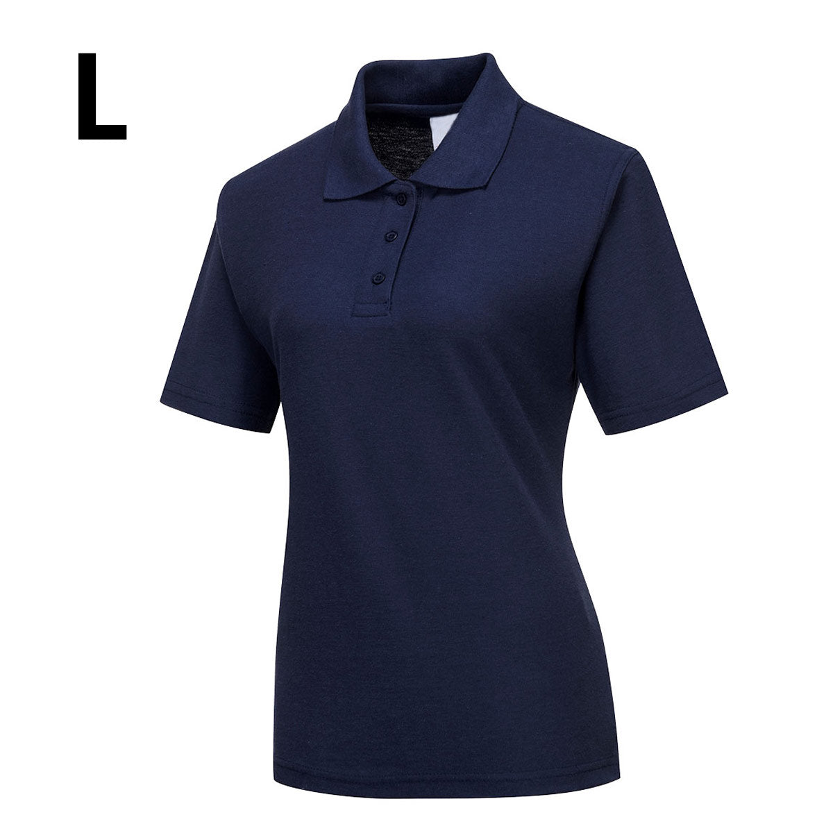 Poloskjorte til damer - Marine blå - størrelse: L