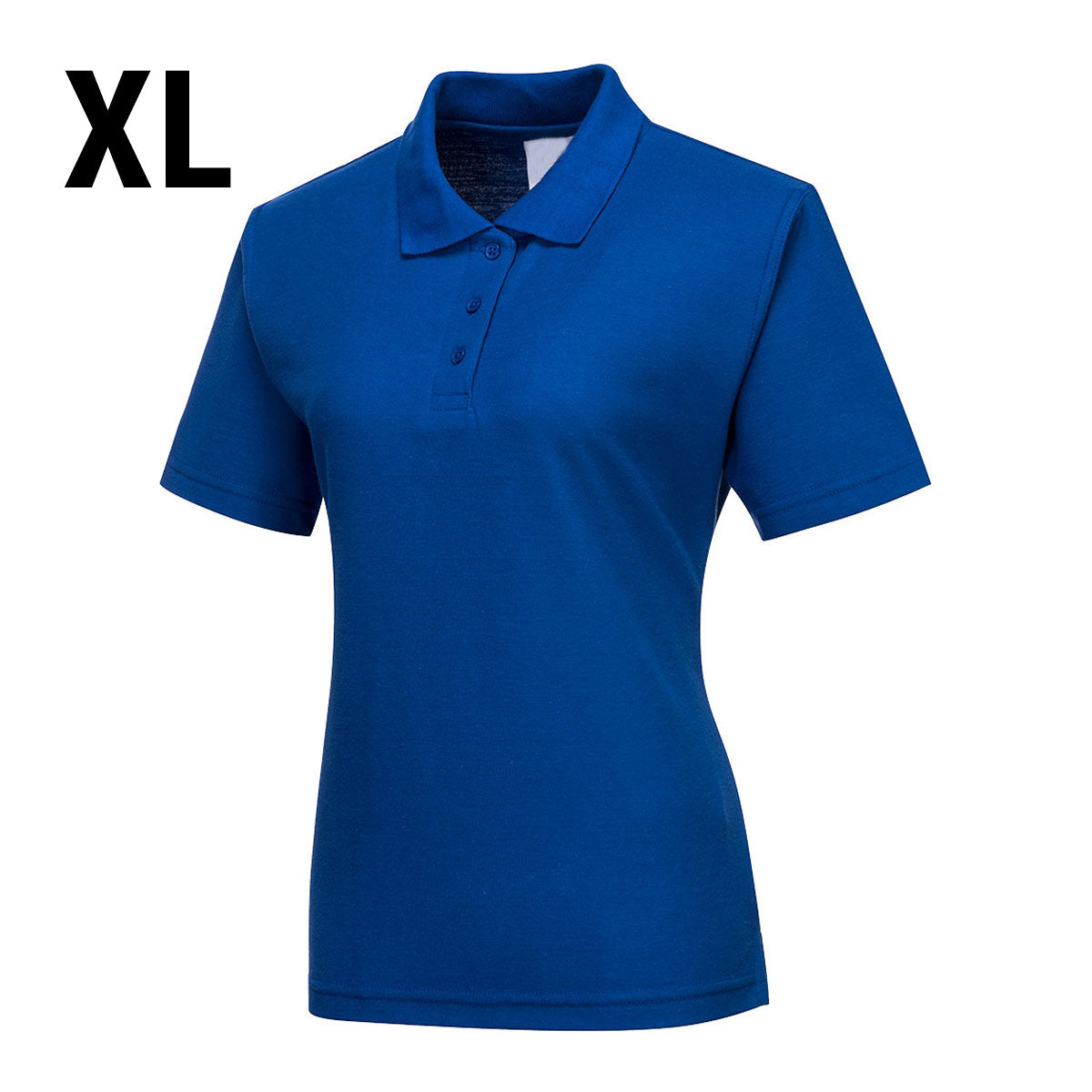 Poloskjorte til damer - Kongeblå - størrelse: XL