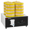 Dampkoker - for dim sum - 2,5 kW - manuell styring - inkl. 16 bambuskurver og 4 lokk