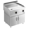 Flatgrill Elektrisk - 9 kW - glatt - Stekeflate: 595x500 mm - inkl. underskap - 2 dør(er)