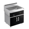 Vannbad – elektrisk - 2,4 kW - 2x GN 1/1 eller 4x GN 1/2 - med tappekran - med underskap - 2 dører