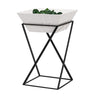 Buffetstativ - svart - 200x200x475 mm - inkl. 1 melaminskål
