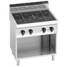 Induksjonskoketopp - Lorenzo 700 - 800x714 mm - 14,0 kW - 4 kokesoner - åpent stativ