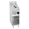 Elektrisk frityrkoker - 10 l - 9,0 kW - elektromekanisk styring - med tappekran - inkl. understell