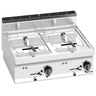 Elektrisk frityrkoker - 10+10 l - 12 kW - med tappekran