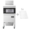 Elektrisk frityrkoker - 26 l - 14,2 kW - digital styring - med oljefiltrering