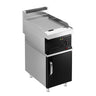 Flatgrill Elektrisk - 4,05 kW - rillet - Stekeflate: 395x535 mm - inkl. underskap - 1 dør(er)