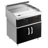 Flatgrill Elektrisk - 8,1 kW - glatt - Stekeflate: 795x535 mm - inkl. underskap - 2 dør(er)