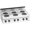 Komfyr elektrisk Lorenzo 700 - 1200x714 mm - 15,6 kW - 6 plater
