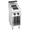 Komfyr elektrisk - Lorenzo 700 - 400x714 mm - 5,2 kW - 2 plater firkantede - åpent stativ