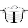 Gryte i rustfritt stål - 22,50 l - Ø 360 mm - Høyde: 270 mm