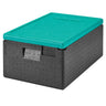 CAMBRO | CAM GOBOX® - Topplaster - GN 1/1 - Svart - Grønt lokk