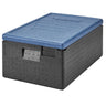 CAMBRO | CAM GOBOX® - Topplaster - GN 1/1 - Svart - Lokk isblått