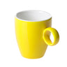 (12 stk.) BART COLOUR CAFE - Espressokopp - 6,5 cl - gul - med stablebar