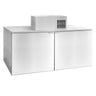 Fatkjøler med aggregat - 8x50 l fat - 1920x1000 mm
