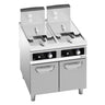 Gassfrityrkoker - 20+20 l - 35 kW - Bflex Digital - med tappekran - inkl. understell
