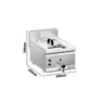 Gassfrityrkoker - 8 l - 6,0 kW - med tappekran