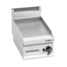 Flatgrill gass - 4 kW - glatt - Stekeflate: 296x430 mm