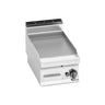 Flatgrill gass - 6,9 kW - rillet - Stekeflate: 395x500 mm