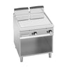 Flatgrill Gass - 14 kW - rillet - inkl. åpent understell