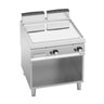 Flatgrill Gass - 14 kW - glatt - inkl. åpent understell