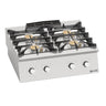 Koketopp gass - Paolo 700 - 800x730 mm - 24,0 kW - 4 bluss