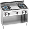 Gass komfyr - 28 kW - 4 bluss