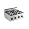 Koketopp gass - MARIO 600 - 600x600 mm - 14,0 kW - 4 bluss