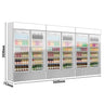 (3 stk.) Kjøleskap med glassdør - 3 600 mm - 3 600 l - med 6 glassdører & lyskasse & LED-belysning