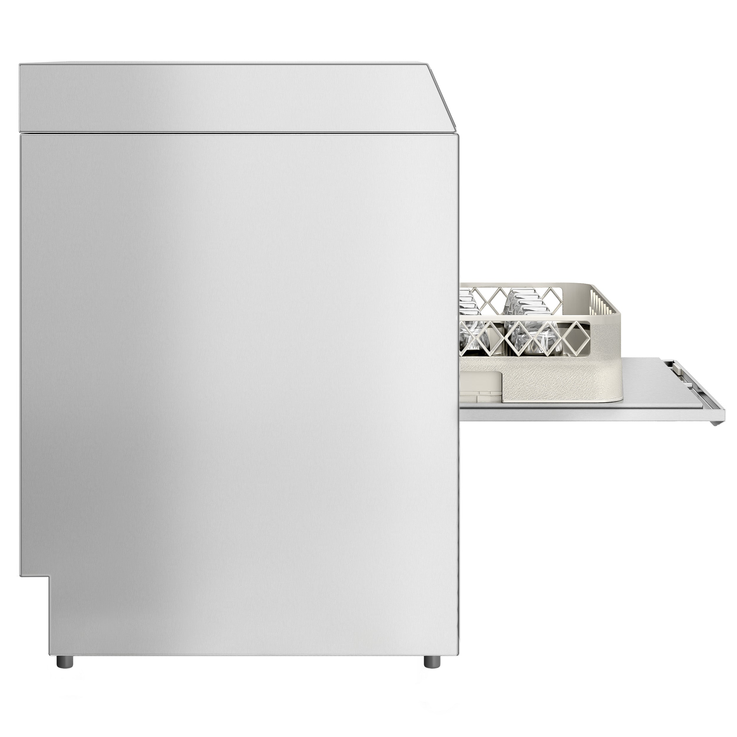 Glass oppvaskmaskin 2,9 kW - Med Avløpspumpe - med Vaskemiddelpumpe (Doble vegger) - med Vannmykner