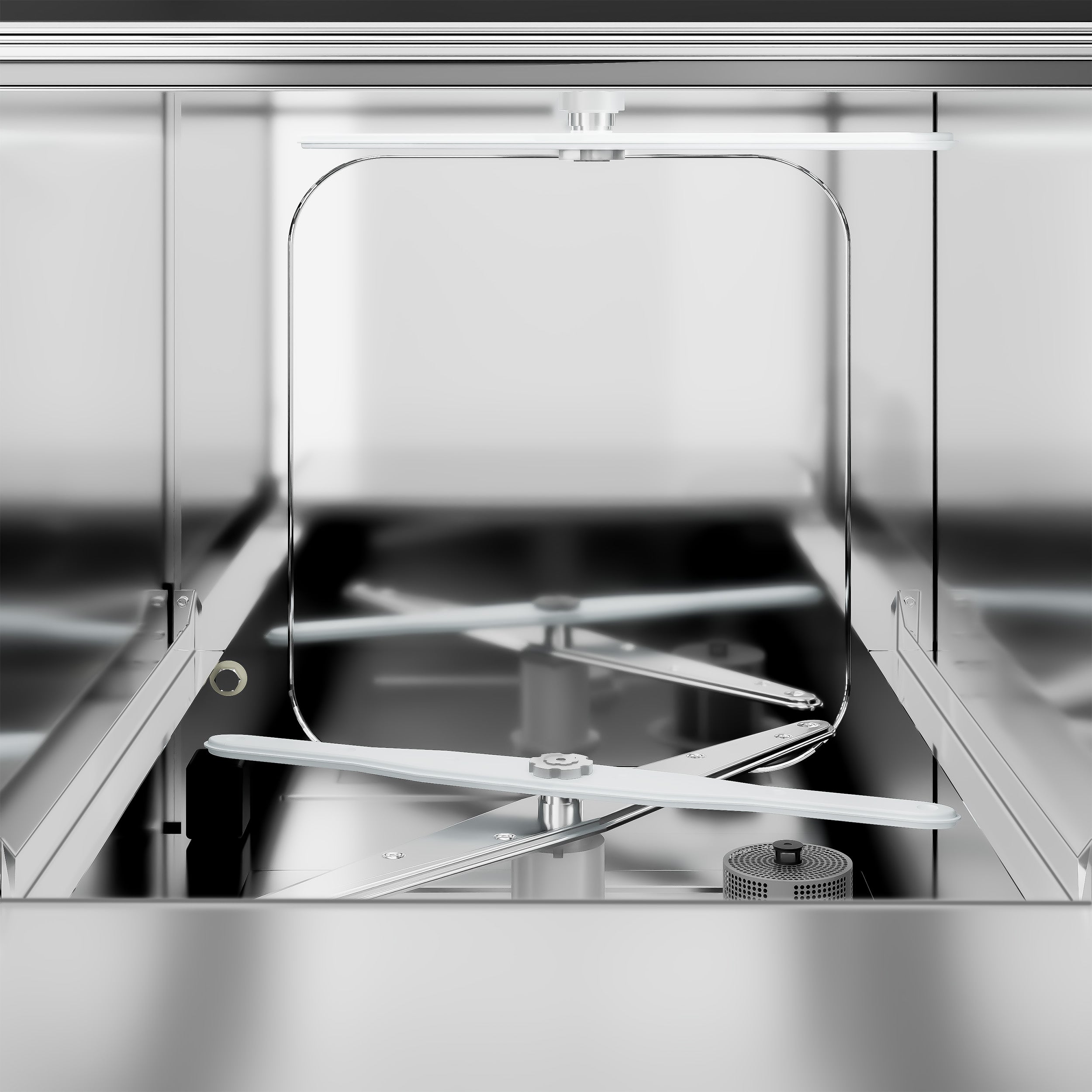 Glass oppvaskmaskin 2,9 kW - Med Avløpspumpe - med Vaskemiddelpumpe