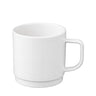 (50 stk.) Kopp Tee-/Kaffeetasse - 20 cl - hvit - med hank