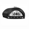 Gasspizzaovn – 4 x 30 cm – manuell – svart