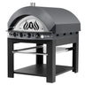 Gass pizzaovn - 1270x1476 mm - 9x Ø 25 cm - opptil 400 °C - manuell - antrasitt - inkl. understell