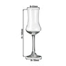 (6 stk.) Grappaglass SPECIALS - 90 ml - klar - oppvaskmaskinsikkert