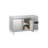 Frysebord ECO - 1,36 x 0,7 m - med 2 Dører
