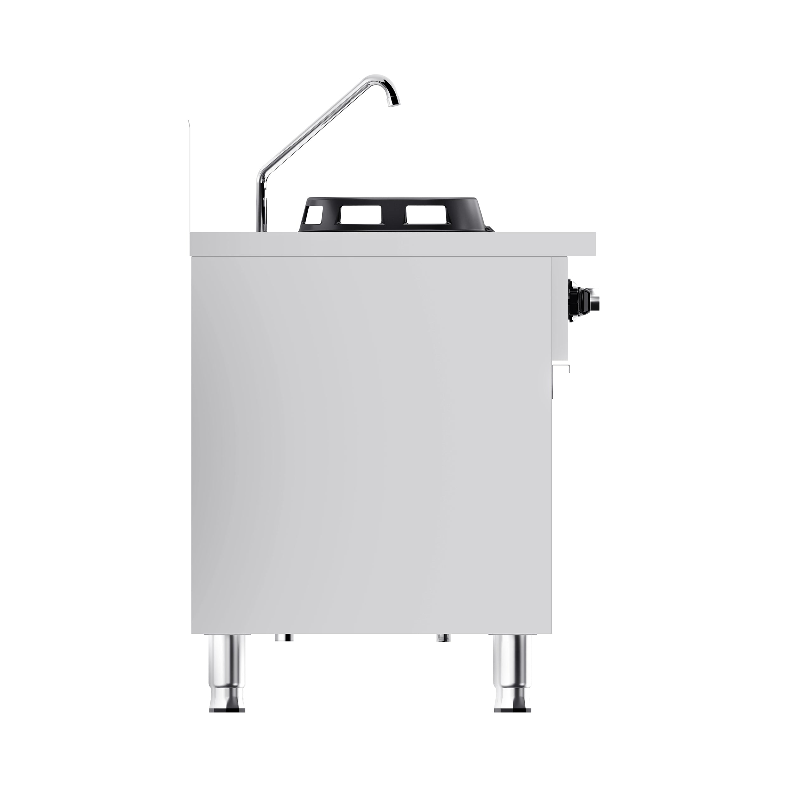 Gass wok komfyr - med 1 brenner - 15 kW
