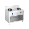 Gasswok - 28 kW - 2 brennere - inkl. 1 vannkran