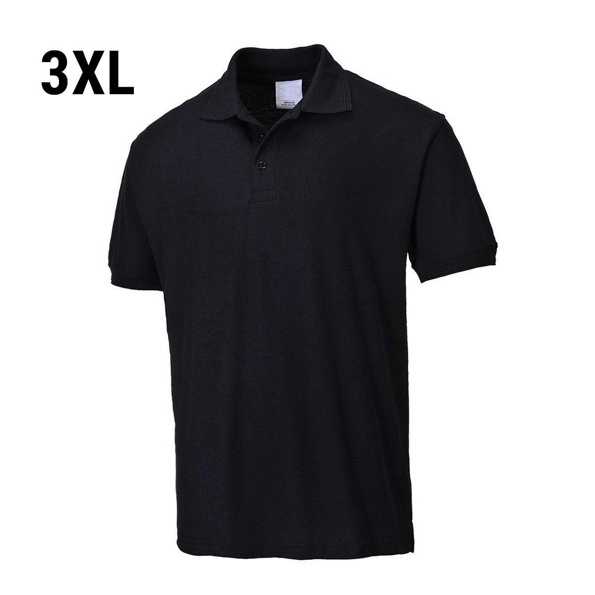Poloskjorte for menn - Svart - Størrelse: 3XL