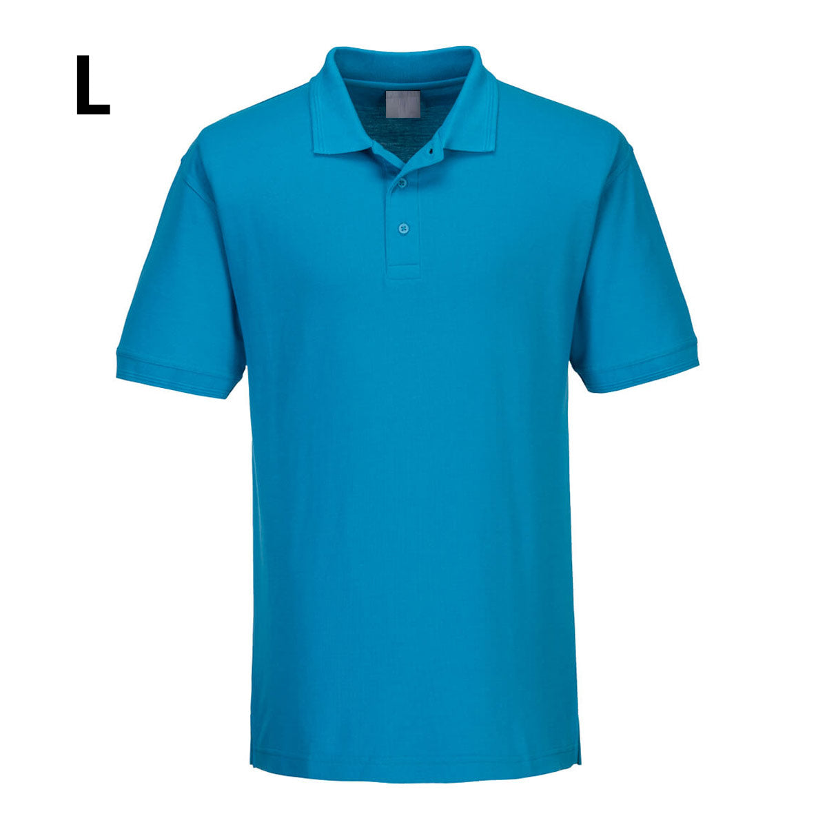 Poloskjorte for menn - Vannblå - størrelse: L