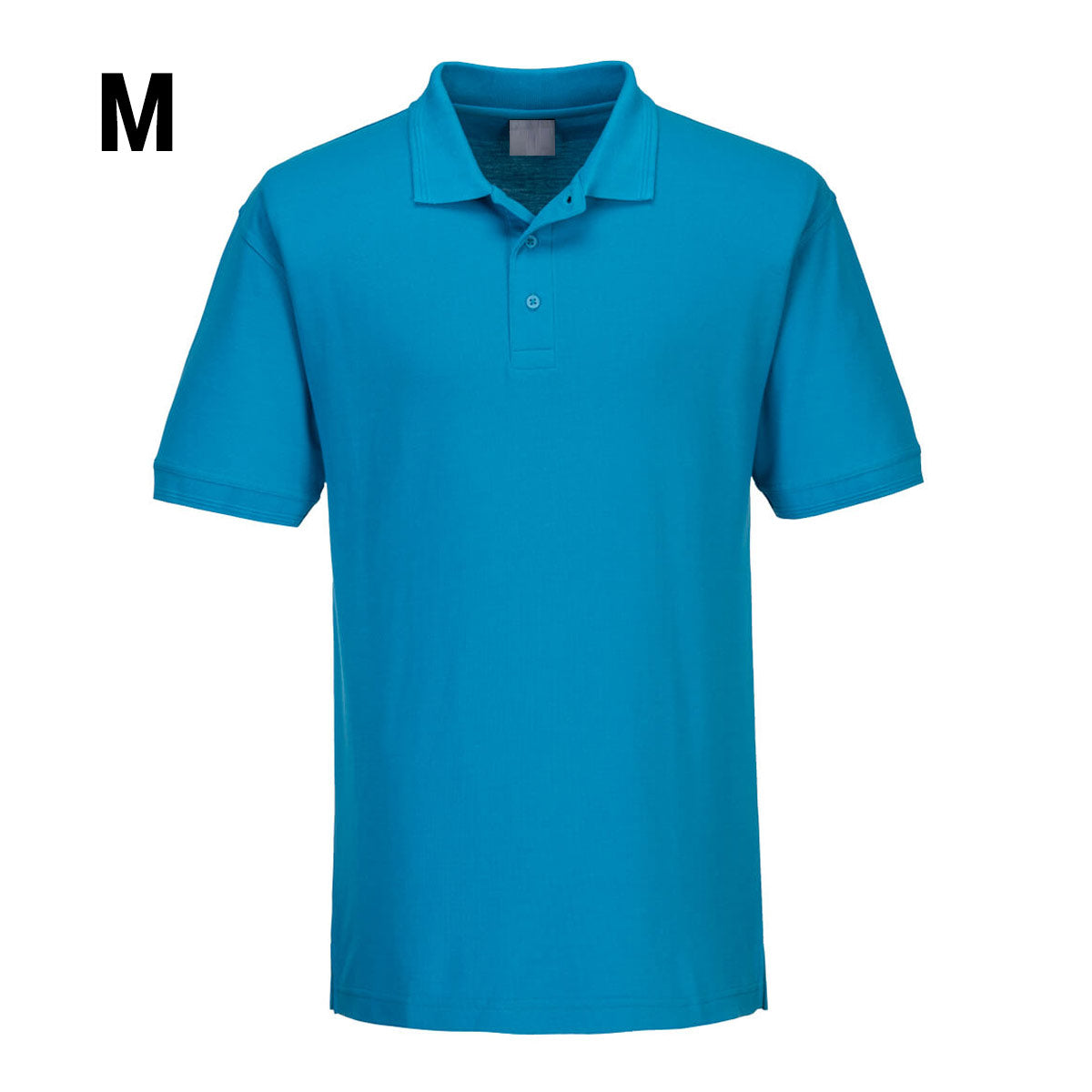 Poloskjorte for menn - Vannblå - størrelse: M