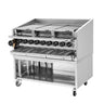 Kraftig gassgrill - 25 kW - 4 grillrister - i rustfritt stål