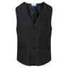 (6 stk.) Karlowsky - Vest kai for menn - Svart - Størrelse: 2XL
