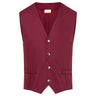 Karlowsky - Vest kai for menn - Burgunder - Str: 62