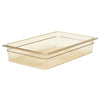 (6 stk.) CAMBRO | H-PAN™ Varmebestandige GN-beholdere 1/1 - Amber - Dybde 100 mm