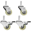 Hjul for SAJ47, SAG47 & SAG97-salatetter (2x med bremser & 2x uten bremser)